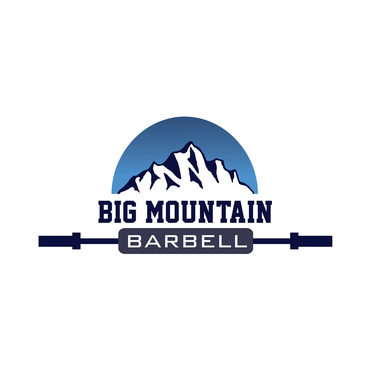 Big Mountain Barbell Logo - Designed by James Hooper