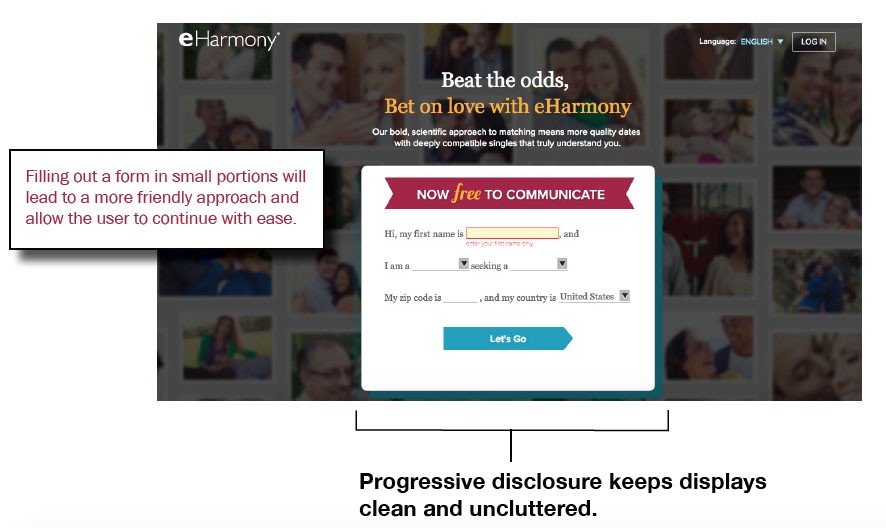 Design Principle - Progressive Disclosures